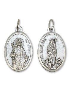 Médaille de Sainte Lucie et Sainte Marthe