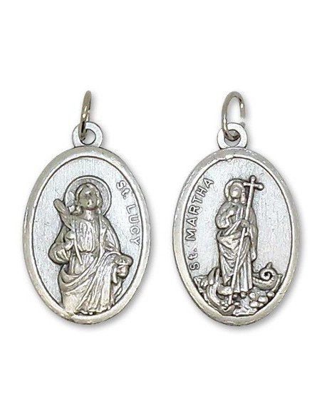 Médaille de Sainte Lucie et Sainte Marthe