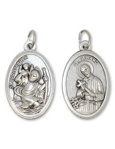 Médaille de Saint Christophe et Saint Gerard