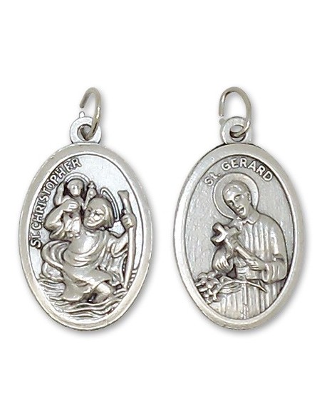 Médaille avec Ange rectangulaire 