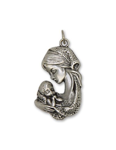 Médaille de la Vierge Marie à l'enfant 30 mm