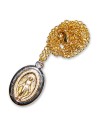 Médaille de la Vierge Miraculeuse avec chaînette 