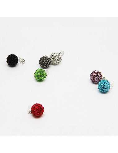 Cristal boules 7 pièces et sa chaîne