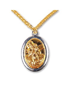 Médaille de Saint Michel avec chaînette 