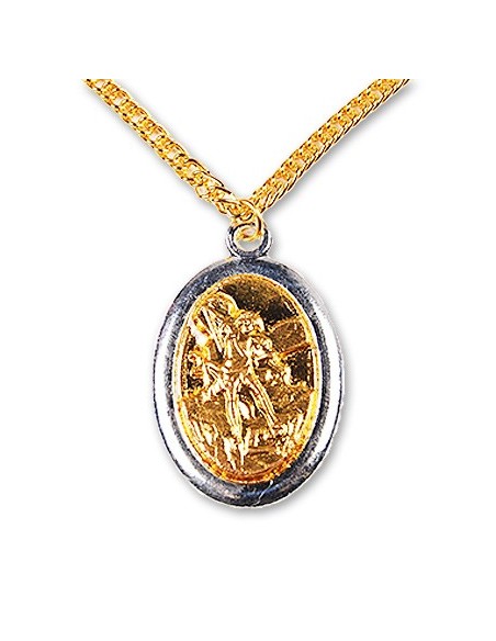 Médaille de Saint Michel avec chaînette 