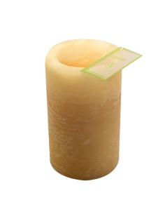 Bougies colorées dans la masse parfumée Pèche