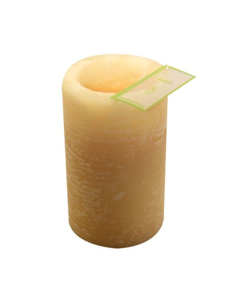 Bougies colorées dans la masse parfumée Pèche