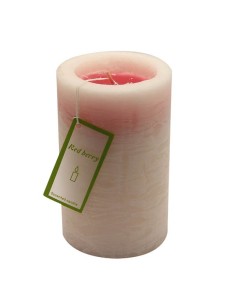 Bougies colorées dans la masse - Blanches