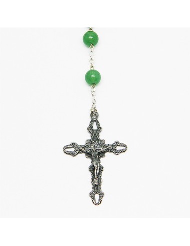 Chapelet en argent et pierre - Aventurine