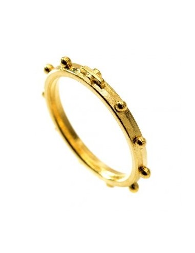 Bague dizaine métal argent  