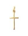 Croix avec Christ plaqué or 30 mm