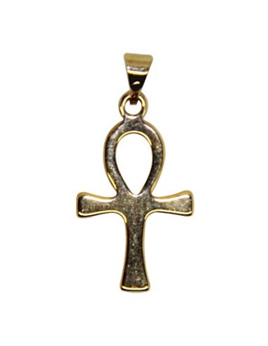 Croix avec Christ plaqué or 30 mm