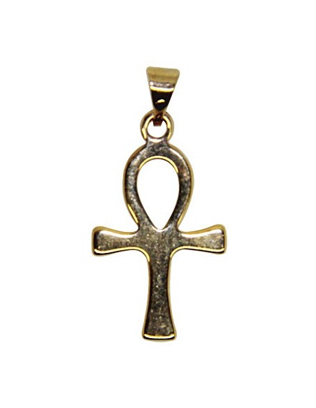 Croix 3 Vertus plaqué or 25 mm