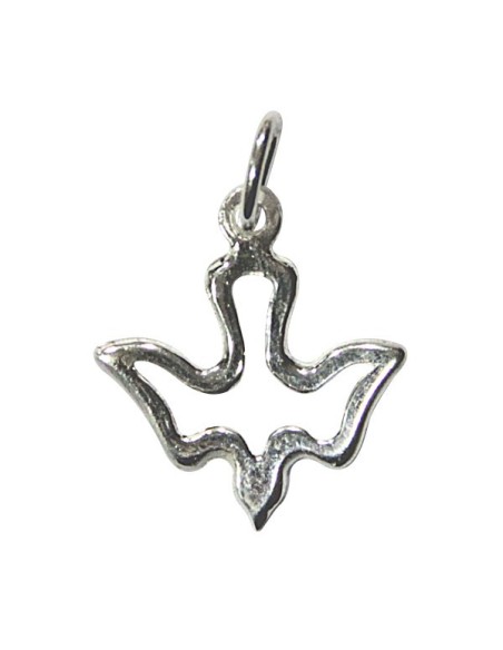 Pendentif Colombe le Saint Esprit 25 mm- Argent 925