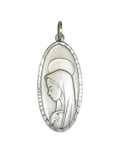 Médaille de la Vierge Marie 30 mm - Argent 925