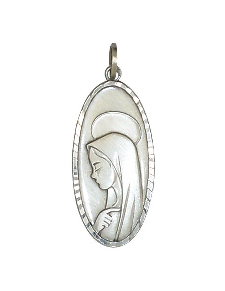 Médaille de la Vierge Marie 30 mm - Argent 925