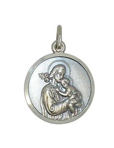 Médaille du Scapulaire 18 mm - Argent 925
