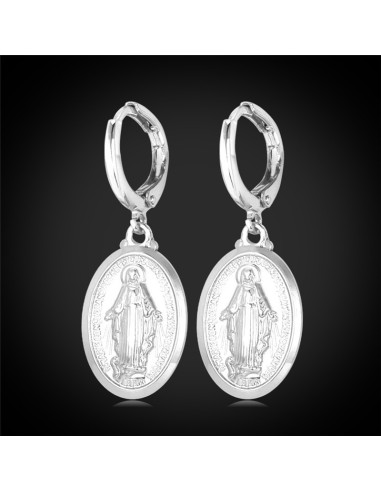 Boucles d'oreilles de la Vierge Miraculeuse 