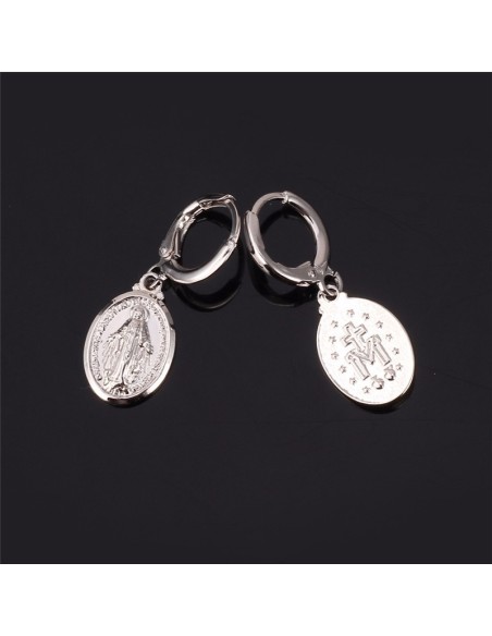 Boucles d'oreilles de la Vierge Miraculeuse 
