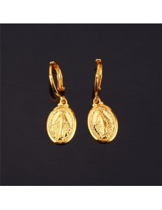 Boucles d'oreilles de la Vierge Miraculeuse 