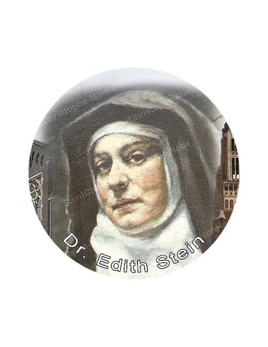 Autocollants ronds - 45 mm - "Croix bleue" - 120 pièces