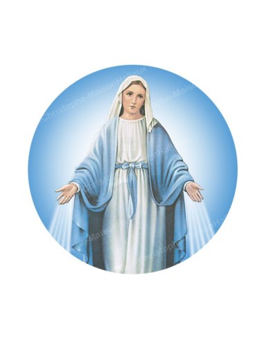 Autocollants ronds - 45 mm - "Croix bleue" - 120 pièces