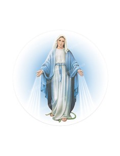 Autocollants ronds - 45 mm - "Croix bleue" - 120 pièces