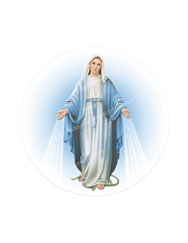 Autocollants ronds - 45mm - "Miraculeuse 2" - planche 24 pièces