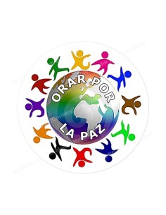 Autocollants ronds - 45 mm - "Croix bleue" - 120 pièces