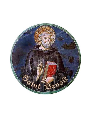 Autocollants ronds - 45 mm - "Croix bleue" - 120 pièces