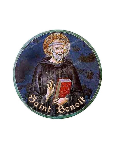 Autocollants ronds - 45 mm - "Croix bleue" - 120 pièces