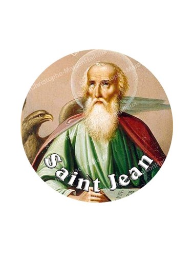 Autocollants ronds - 45 mm - "Croix bleue" - 120 pièces