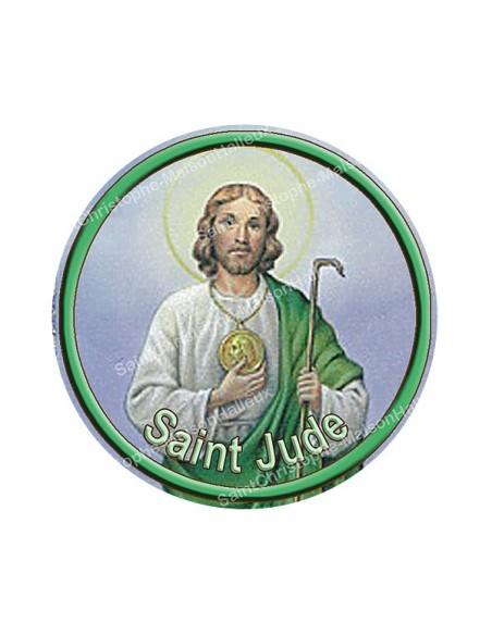 Autocollants ronds - 45 mm - "Croix bleue" - 120 pièces