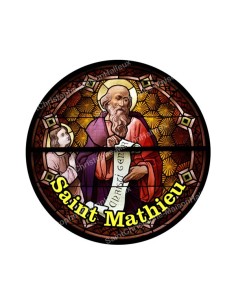 Autocollants ronds - 45 mm - "Croix bleue" - 120 pièces