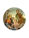 Autocollants ronds - 45mm - "Sainte Famille" - planche 24 pièces