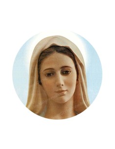 Autocollants ronds - 45mm - "Vierge Marie" - planche 24 pièces