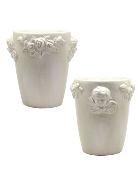 Pot Ange Céramique Anglaise - 12 cm