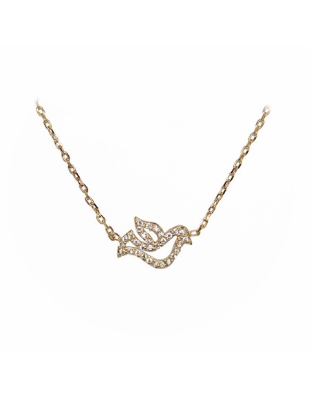 Bracelet Colombes - Plaqué or