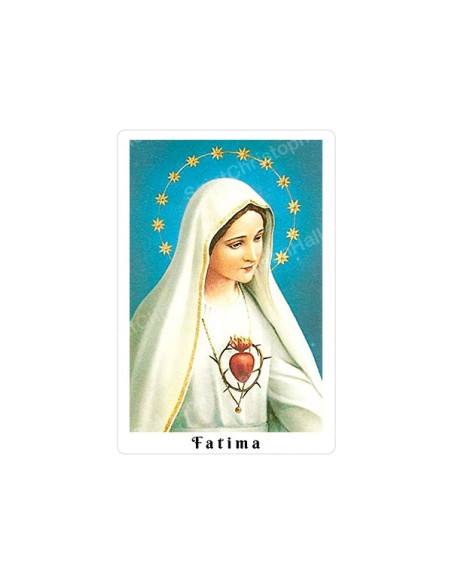 Autocollants Rectangulaires - "Fatima" - 8 pièces - Français