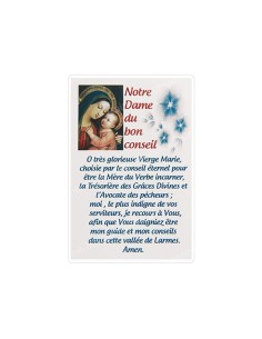 Autocollants Rectangulaires - "Notre-Dame du Bon Conseil" - 8 pièces - Français