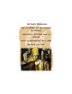 Autocollants Rectangulaires - "Sainte Hildegarde" - 8 pièces - Français