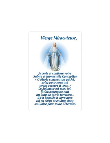 Autocollants Rectangulaires de la Vierge de Banneux 8 pièces