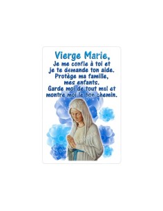 Autocollants Rectangulaires de la Vierge de Banneux 8 pièces