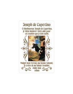 Autocollants Rectangulaires - "Joseph de Cupertino" - 8 pièces - Français