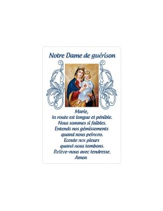 Autocollants Rectangulaires de la Vierge de Banneux 8 pièces