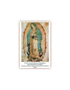 Autocollants Rectangulaires de la Vierge de Banneux 8 pièces