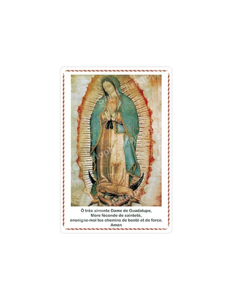 Autocollants Rectangulaires - "Notre-Dame de Guadalupe" - 8 pièces - Français