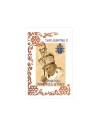 Autocollants Rectangulaires - "Pape Jean-Paul II - 2" - 8 pièces - Français