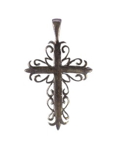 Croix Byzantine Avec Christ Pendentif - Argent 925
