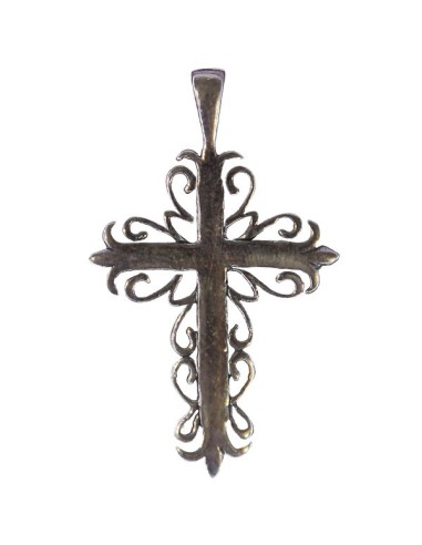 Croix Byzantine Avec Christ Pendentif - Argent 925